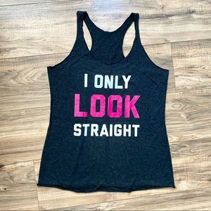 [ Sold ] Funny Pride Raw Edge Racerback Tank, Large